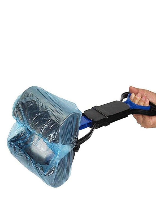 BohoBark Pooper Scooper Long Handle Top Paw Jaws Poop Scoop Dog Waste Cleaner Tool 24 inch with 8 PCC Poop Bag - Image 4
